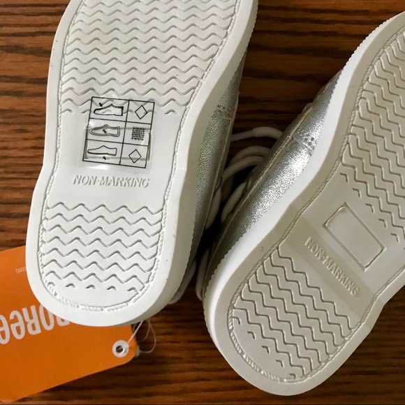NWT Gymboree Shoes Baby Silver Dress Sneaker Fancy - Picture 5 of 6